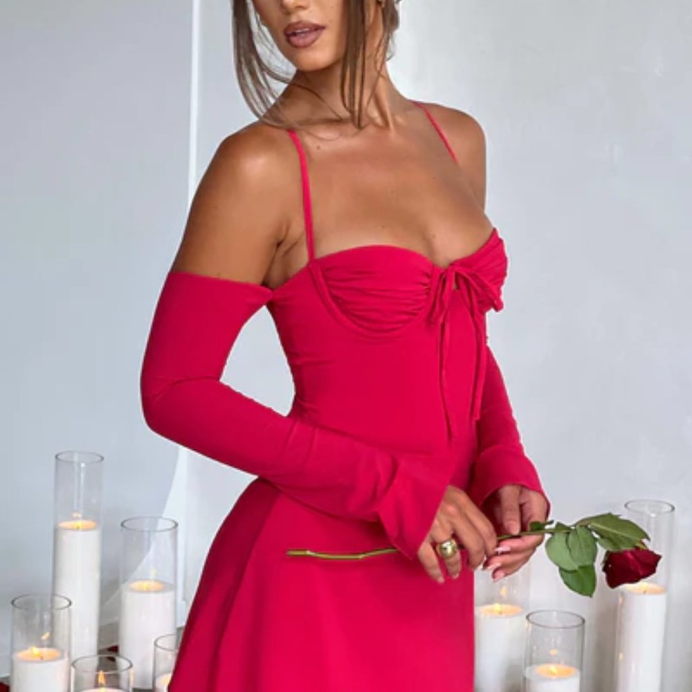 Babyboo Fiona Mini Dress in Pink